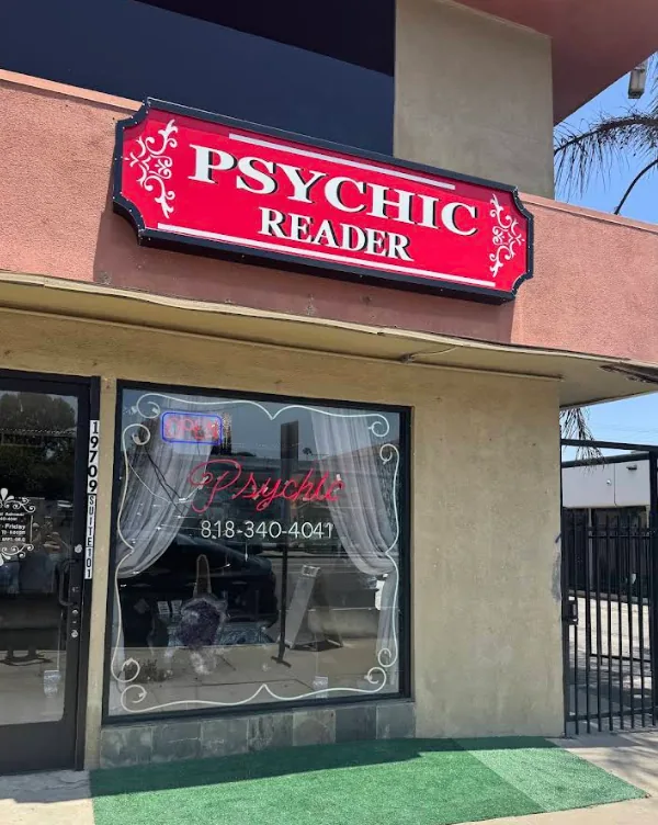 Laura Psychic Reader storefront on Ventura Blvd in Woodland Hills, CA